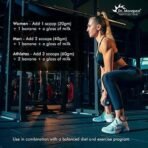 Dr. Morepen Weight Gainer/Gain Weight, Post Workout, 74 G Carbohydrate, 14.5G Protein, Healthy Fats (Irish Chocolate, 500G)|Pack Of 1 - Fast UK Delivery - Image 6