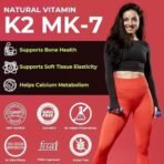 HEALTH VEDA ORGANICS PRIVATE LIMITED Vitamin K2|100% Vegetarian Vitamin K2 Benefits In Bone Health - 55Mcg - 120 Vitamin K27 Capsules - Fast UK Delivery - Image 5