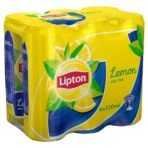 Lipton Lemon Ice Tea Drink, 320 ml, 6 Pack, Yellow & Blue (830) - Fast UK Delivery - Image 2
