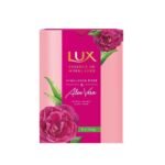 Lux Essence of Himalayas Rose & Aloe Vera Exfoliating soap 5 x 125 g - Fast UK Delivery