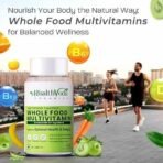 HEALTH VEDA ORGANICS PRIVATE LIMITED Whole Food Multivitamin With Natural Vitamins & Minerals I 120 Veg Tablets I Best For Energy, Brain, Heart & Eye Health I For Both Men & Women - Image 4