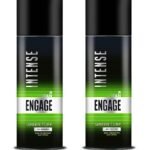Engage Intense Green Turf Deo Sprays For Men, 150ml 2Pcs - Fast UK Delivery