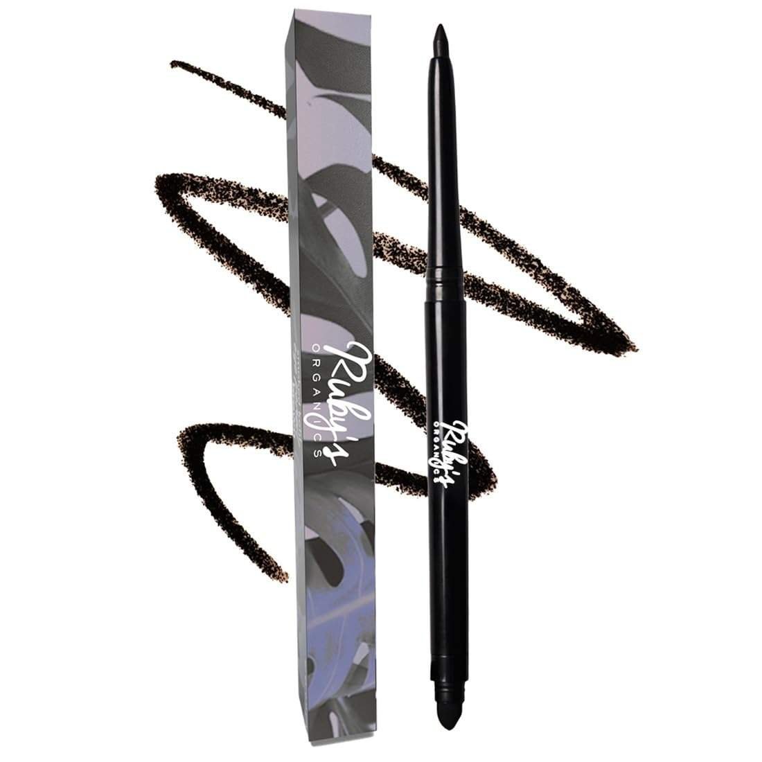 uk51YCDflhrqL-1.jpg RUBY's ORGANICS Kohl Eyeliner- Black, Kajal with In-Built Smudger for Smokey-Eye, Extra Smooth & Blendable, Long-Wearing Matte Finish, Organic Eye Makeup, Cruelty-Free & Vegan, 0.35 Gm,Pencil - Fast UK Delivery - Image 1