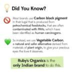 RUBY's ORGANICS Kohl Eyeliner- Black, Kajal with In-Built Smudger for Smokey-Eye, Extra Smooth & Blendable, Long-Wearing Matte Finish, Organic Eye Makeup, Cruelty-Free & Vegan, 0.35 Gm,Pencil - Fast UK Delivery - Image 5