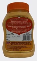 Cremica Sandwich Spread - Carrot + Cucumber, 275g Jar - Fast UK Delivery - Image 3