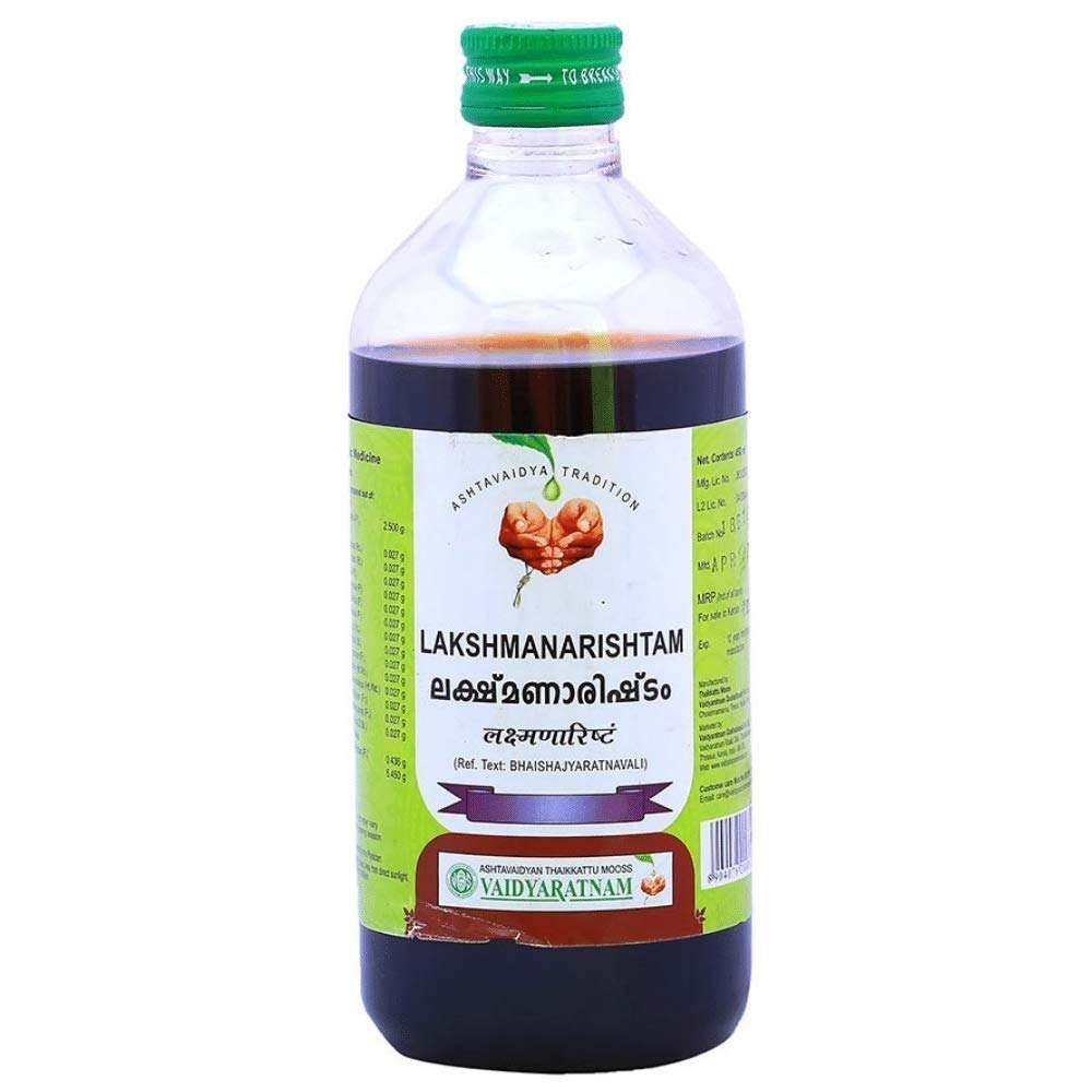 uk51YKXnc32yL-1.jpg Vaidyaratnam Lakshmanarishtam 450 ml (Pack Of 2)| Ayurvedic Products | Ayurveda Products | Vaidyaratnam Products - Fast UK Delivery - Image 1