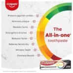 Colgate Total Whole Mouth Health, Antibacterial Toothpaste, 120gm + 120gm (240gm) (Charcoal Deep Clean, Saver Pack), World's No. 1* Germ-fighting Toothpaste - Fast UK Delivery - Image 4
