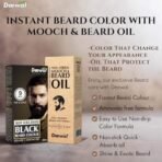 Deewal 9-Minute Beard Colour & Mooch & Beard Oil Combo | Natural-Looking, Ammonia-Free Beard Dye + Deep Nourishing Beard Oil | Long-Lasting Color, Healthy Beard Growth & Shine - Fast UK Delivery - Image 3