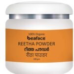 Beaface Reetha Powder For Natural Hair Shampoo Silky And Shining Hair (100 gm) - Fast UK Delivery