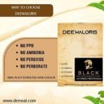 Deewal Oris Hair Colour Powder for Men (Black Hair) - Fast UK Delivery - Image 7