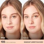 Maybelline Fit Me Dewy + Smooth Natural Liquid Full Coverage Foundation Makeup For Dry Skin, Fair Ivory, 1 Fl Oz., Pack Of 1 - Fast UK Delivery - Image 4