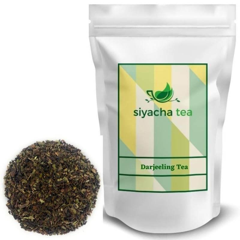 uk51YnlxI34rL-1-1.jpg Siyacha Tea Darjeeling Tea - 250g |Loose Leaf| 100% Pure & Original Darjeeling Chai Patti|Flavoury Tippy Golden Broken Orange Pekoe|Darjeeling Authentic Black Tea| Healthy| - Fast UK Delivery - Image 1