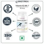 Vitamin K2 as Mk-7 55mcg | Supports Bone Health | Promotes Heart Health | 120 Veg Capsules - Fast UK Delivery - Image 6