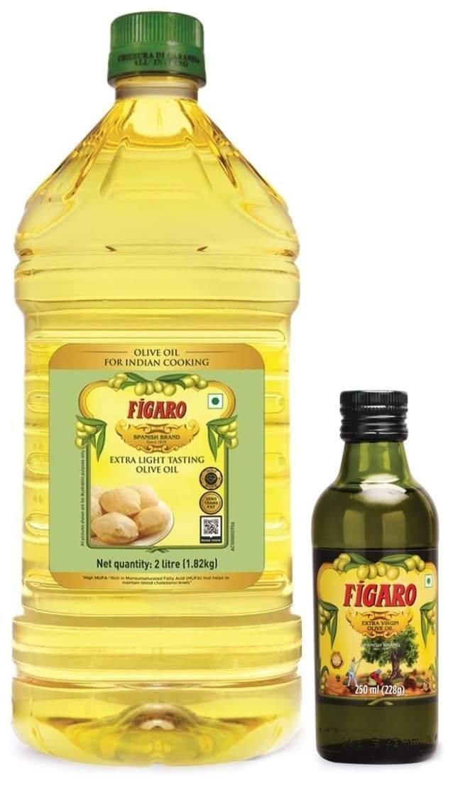 uk51Z0SSRTBpL-1.jpg Figaro Extra Light Tasting Olive Oil- 2L & Figaro Extra Virgin Olive Oil- 250m - Fast UK Delivery - Image 1