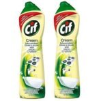 Cif Multi Purpose Cleaner with Cream and Micro Crystals Lemon, 500 ml - Pack of 2 - Fast UK Delivery - Image 2