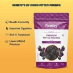 Farmley Premium California Pitted Dried Prunes 200 grams High in Vitamins and Fiber - Fast UK Delivery - Image 6