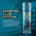 DENVER Phyton Sporting Club Deodorant -165ML | Long Lasting Deo for Men & Boys - Fast UK Delivery - Image 5