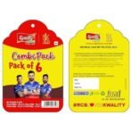 Kwality RCB Chocos combi Pack of 6, 110g with Multigrain | Vitamins & Minerals, Source of Fibre | Breakfast Cereal for Kids | Endorsed by Royal Challengers Bangalore (RCB) - Fast UK Delivery - Image 7