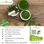 Attar Ayurveda Neem powder for Face, Skin and Hair (200 grams) | 100% Natural, No Preservative | Ideal for Face Pack, Hair Pack and Eating - Image 4