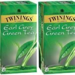 Twinings Green Tea and Earl Grey, 25 Tea Bags - (Pack of 2) - Fast UK Delivery