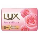 Lux Soft Glow Rose & Vitamin E For Glowing Skin Soap Beauty Soap 150 g - Fast UK Delivery