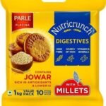 Parle Nutricrunch Classic Digestive Cookies, 1000g - Fast UK Delivery