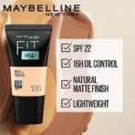 Maybelline New York Liquid Foundation, Matte & Poreless, Full Coverage Blendable Normal to Oily Skin, Fit Me, 220 Natural Beige, 18ml - Fast UK Delivery - Image 4