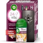 Air Wick 250 ml - Vanilla & Muskmelon (Summer Delights), Refill + Automatic Spray| Freshmatic Air Freshener Kit | 2600 Sprays Guaranteed | Automatic Room Freshener, Bathroom Freshener and Room Spray - Fast UK Delivery - Image 2