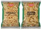 Del Monte Penne Pasta (Imported from Italy), 100% Durum Wheat Semolina, 1kg & Del Monte Spirali Pasta (Imported from Italy), 100% Durum Wheat Semolina, 1kg - Fast UK Delivery - Image 2