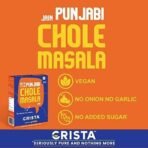 CRISTA Jain Punjabi Chole Masala | Chana Masala | Vegan | No Onion | No Garlic | No Added Sugar | Zero added Colours, Fillers, Additives & Preservatives | 100 gms - Image 6
