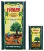 Figaro Olive Oil - Pure Olive Oil 1 Lit Tin & Figaro Olive Oil- Pure Olive Oil 200ml Tin - Fast UK Delivery - Image 2