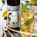 Monin Lemon Tea Flavored Syrup, 1 Ltr, Dark Brown - Fast UK Delivery - Image 3