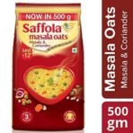 Saffola Masala Oats Classic Masala - 500 gm and Masala & Coriander - 500 gm - Fast UK Delivery - Image 6