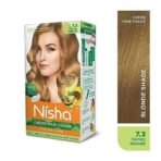 Nisha Cream Blonde Hair Color, 7.3 Honey Blonde, 90ml + 60gm, (Pack of 3) Fast Shipping to USA & Canada - Image 4