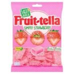 Fruit-tella Simply Strawberry Candy Bag, Natural Flavours and Colours, Vegan, Imported Candy, 135g - Fast UK Delivery - Image 2