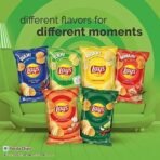Lay's Potato Chips 48 Gram, American Style Cream & Onion Flavour, Crunchy Chips & Snacks (Weight May Vary) - Fast UK Delivery - Image 7