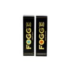 FOGG Men Combo Of Fresh Deodorant Spray Aqua And Woody Black Series , 120Ml (Set Of 2), Pack Of 1 - Fast UK Delivery