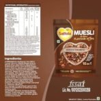 Saffola Muesli Choco Crunch with Flavour Pops, 185 gm | 15 in 1 Fruit and Nuts, Seeds, Millet & more | Cereals for breakfast rich in wholegrain, protein, fibre - Fast UK Delivery - Image 3
