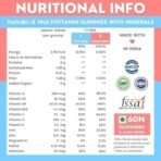 Nutrabud Multivitamin Gummies for Kids, Men, Women, Adults | No Added Sugar | For- Healthy Growth, Immunity & Energy | Mango Flavor Veg Gummy Bears Supplement - 60 Count (Pack Of 1) - Fast UK Delivery - Image 3