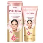 Emami Pure Glow Complete Brightening Cream 50g | with Japanese Sakura Flower & Niacinamide for 2X Brightness & +50% Moisturisation | Mineral-Oil Free, Paraben-Free - Fast UK Delivery