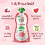 Paper Boat Swing Mixed Fruit Medley Juice with Vitamin D, 600 ml Each - Pack of 6 & Lychee Juice, Litchi Jelly Drink Enriched with Vitamin D (Pack of 9, 150ml each), Pink - Fast UK Delivery - Image 7