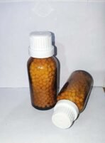 GMP Certified Pure Sugarcane Pellet Globules, 40 Count, Encased in Sealed 30ml Amber Glass Bottles || Set of 2 x 30 Grams