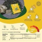 Pride of India | Lemongrass Ginger Zesty Fresh Tea | 15 Pyramid Full Leaf Individually Wrapped Tea Bags | 100% Herbal Blend from Single Origin | Tangy & Spicy Flavor | Caffeine-Free - Fast UK Delivery - Image 5