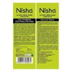 Nisha Natural Black Hair Color Dye Henna Based Black Dye Henna For Hair Men Women Hair Color Black Henna Powder Hair Color Dye Black Without Ammonia 10gm Pack of 10 - Fast UK Delivery - Image 4