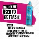 Bed Head TIGI Recovery Moisture Rush Shampoo for Dry & Damaged Hair, Gives Intense Moisture, Shine & Soft Hair, Controls Frizz & Flyaways, Safe for Coloured Hair, 600 ml - Fast UK Delivery - Image 7