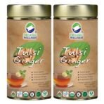 Organic Wellness Tulsi Ginger 100 Gram Tin (Pack of 2) - Fast UK Delivery - Image 2