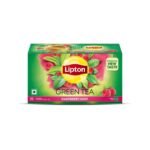 Lipton Raspberry Mint I 25 Tea Bags I Tasty Green Tea I Reduce Belly Fat - Fast UK Delivery