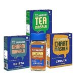 CRISTA Desi Multipurpose Seasonings Combo Pack - 1 | Chaat Masala x 1, 100 gms | Garam Masala x 1, 100 gms | Indian Curry Powder x 1, 45 gms | Tea Masala x 1, 100 gms | Pack of 4 | No added Colours - Image 2