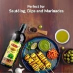 Figaro Extra Virgin Olive Oil-1L Bottle| Free Century Napkin(30 * 30cm)(Pack of 50)| 100% Natural and Cold Extracted Oil- Perfect for Salad, Paratha, Marinade - Imported from Spain - Fast UK Delivery - Image 5