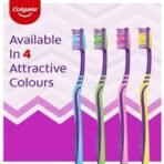 Colgate Zigzag Medium Bristle Manual Toothbrush - 3 Pcs, Compact Brush Head For Deep & Complete Cleansing ,Multicolour For Adults - Fast UK Delivery - Image 7